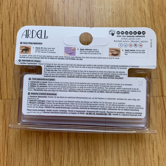 Ardell Black Double-up False Eyelashes #204 6-Pack - Picture 3 of 3